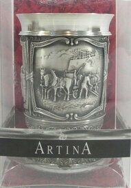 ARTINA Bierbecher 12cm Gambrinus 錫合金(ピューター)製 ビアカップ (10312)