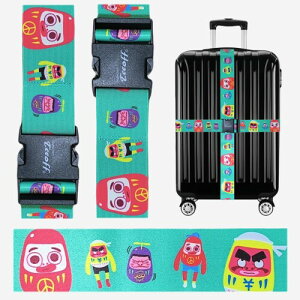 Teeoff 2 Pack Elastic Luggage Straps Suitcase Belts Travel Bag Accessories 2�p�b�N�e���ו��X�g���b�v�X�[�c�P�[�X�x���g�g���x���o�b�O�A�N�Z�T���[���߉\220CM (Green)
