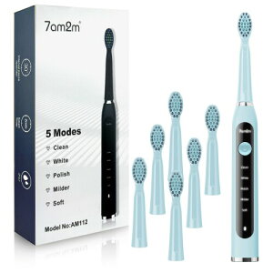 7am2m �d�����u���V ���g�� ���g�U�����u���V 5���[�h �ւ��u���V6�{�t�� USB-C�[�d 45���Ԏg�p�\ �y�� �����₷�� IPX7�h�� �ᑛ�� ���C���� �������P�A ���S�Ҍ��� ��l�p �~�Y�u���[