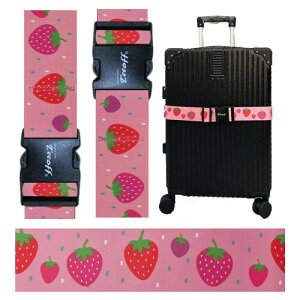 Teeoff Luggage Straps Suitcase Belts �ו��X�g���b�v�X�[�c�P�[�X�x���g�g���x���o�b�O�A�N�Z�T���[���߉\��220CM (Strawberry)
