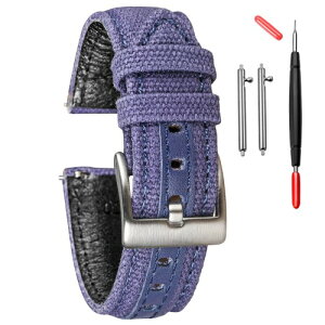 Hemsut �N�C�b�N�����[�X���v�X�g���b�v�A�~���^���[�L�����o�X�̎��v�o���h�A�j���p22mm�̎��v�o���h�A�t�@�u���b�N�X�|�[�c�����B