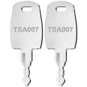 TSA �� TSA007�p�̃��b�N�L�[ �� 2�{�Z�b�g �g���x���o�b�O�� �ו��X�[�c�P�[�X�� �X�y�A�L�[ �C�O���s �o�� �}�X�^�[�L�[ �֗��O�b�Y �V���o�[