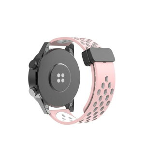 (YSuqiBB) ���v�o���h20mm 22mm ���E���ʋC�}�O�l�b�g�V���R���o���h�h���_����K�H��s�v�ȒP�����قƂ�ǂ̃X�}�[�g�E�H�b�`�ɓK�p�r���v�x���g (20mm, (2)�s���N+�z���C�g)