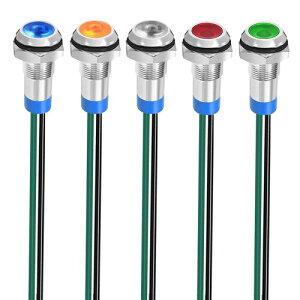 KILIGEN 5 8mm 3V-4.5V-5V-6V-7.5V-9VDC LED hCWP[^Cg pCbgCgVOi CWP[^i/IW///C5Fj