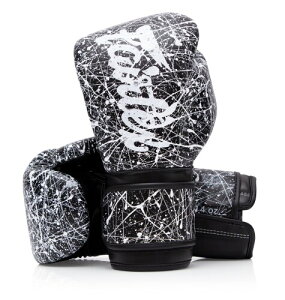 Fairtex BGV14 �{�N�V���O�O���[�u - (�u���b�N/�z���C�g/8�I���X)