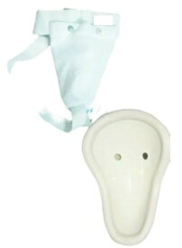 ファールカップ 格闘技 野球 空手 ジュニア 子供 取り外し可能 水洗い簡単 キャッチャー キックボクシング 金的ガード 白 黒色 (白色)