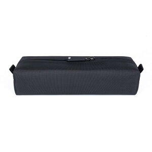 Comfyable Small Toiletry Bag for Men, Slim Mini Toothbrush Case, Mini Dopp Kit Bag for Electronics, Tech, Gym, Water-Resistant Essentials Pouch, Black