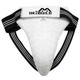 ファールカップ ボクシング 格闘技 PVCファールカップカップ 取り外し可能 (ホワイト, XL)