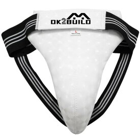 ファールカップ ボクシング 格闘技 耐衝撃性 シリコン緩衝材 S/M/L/XL サイズ対応 (ホワイト, L)