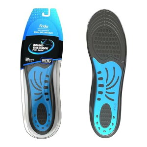 Frido Dual Gel Insoles, Everyday Shoe Inserts, All Day Comfort and Support, For Work and Casual Shoes. (Available for Men and Women in sizes 9-13 UK) - Pack of 1 Pair