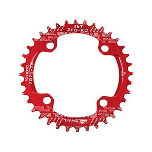 �A���~�j�E������ �`�F�[�������O 30T 32T 34T 36T 38T 104BCD Mutte MTB ���[�X �o�C�N �V���O�� ���� �L�� ���E���h �`�F�[�������O (36T, �� �~�`)