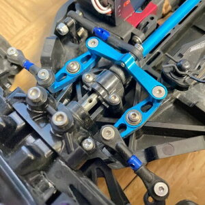 JOYSOG ���߉\�ȃX�e�A�����O�^�C�����N�v�����b�h�����P�[�W �^�~�� TT-02/TT02T 1/10 RC�J�[�p (�u���[)