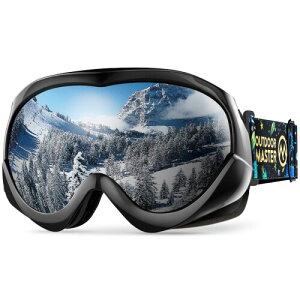 (OutdoorMaster) �X�L�[�S�[�O�� �L�b�Y UV400 ���O��100%�J�b�g OTG ���K�l�Ή� 180°�L���� �܂�~�� �_�u�������Y �X�m�[�S�[�O�� �q���p �X�m�{�[�g�S�[�O�� 3�w�X�|���W �ʋC�� �h�� �h�� �h