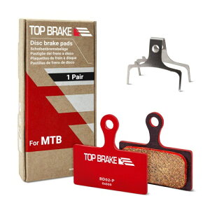 Top Brake �o�C�N �u���[�L �p�b�h Shimano XTR M9000/9020/985/987 Deore XT M785/M8000/M8020 �t���b�g �}�E���g�p �p�t�H�[�}���X �I�[�K�j�b�N ���� �R���p�E���h - ���b�h