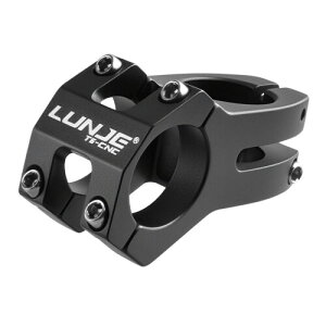 TRIWONDER 自転車 ステム 31.8mm 25.4mm 長さ45mm 軽量 アルミ ハンドル アヘッドステム ロードバイク クロスバイク MTB BMX 対応可能 (ブラック, 31.8 x 45mm)