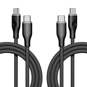 VOLTME USBC usb-c P[u ϋviC USB-C 2.0 P[u USB PDΉ/ϋv 60WΉ f[^] }[d MacBook Pro iPad Pro/Air GalaxyΉ ubN 1.8m
