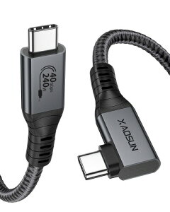 XAOSUN USB4 P[u Thunderbolt 4 Ή 1.8M L^ 240W PD3.1 }[d USB-IFF 40Gbpsf[^] 8K@60Hzfo MacBook Pro iPad Pro Type c@Ή O[