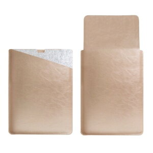 WALNEW MacBook Pro 13インチ(2016/2017 モデル) /MacBook Air 13インチ 2018対応カバー Touch Bar非搭載とTouch Bar搭載モデル用ケース 封筒型レザーカバー USBケーブル・カード・スマホが収納可能な前面ポ