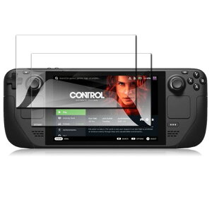 Steam Deck/Steam Deck OLED用のフィルム Steam Deck 用の 液晶保護フィルム 旭硝子素材採用 強化ガラス フィルム 硬度9H 超薄 2.5D 耐衝撃 撥油性 超耐久 耐指紋 飛散防止処理 Steam Deck 用の ガラスフ