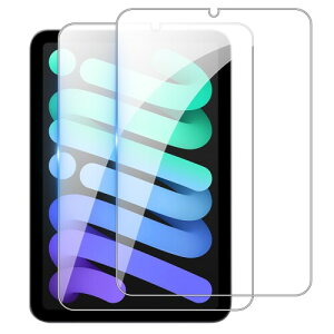 iPad mini7�iA17 Pro�j��7���� 2024�p/iPad mini6�i��6����j2021�p�K���X�t�B���� �t���ی� �ی�t�B�����S�ʕی� 2.5D ���{���Ɏq�f�ޑϏՌ� ��U�h�~ �\��t���ȒP �����z�� �d�x9 H �C�A�[�� �w