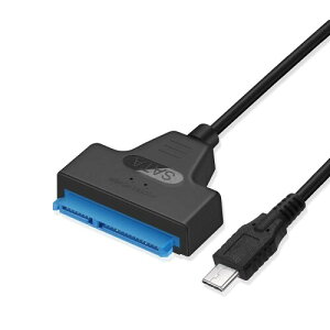 Satohom SATA USB C �ϊ��A�_�v�^�[ 2.5�C���` SSD/HDD �R���o�[�^�[ ���� �n�[�h�f�B�X�N SATA USB C �ϊ��A�_�v�^�[ HDD USB C �O�t�� �ϊ� �R�l�N�^ SATA �n�[�h�f�B�X�N�p�A�_�v�^�[ �|�[�^�u�� UASP