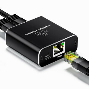 Movcle LAN ���z�� 1����2�o�� ����1000Mbps �C�[�T�l�b�g�A�_�v�^ LAN�P�[�u�� ��� 2�䓯���g�p LAN ���� LAN�|�[�g ���� �L��LAN �n�u 2�|�[�g Cat5/Cat5e/Cat6/Cat7/Cat8 �Ή� RJ45 �l�b�g���[�N �g�� 2��