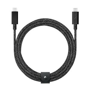 Native Union (lCeBujI) Type-C Belt Cable Pro - 240W USB Type-C~Type-C 2.4m U[Xgbvt͏[dP[u iPhone 16, 16 Pro Max, MacBook Pro 14"/16" M4, Air 15" M3, iPad ProΉ (RXX)