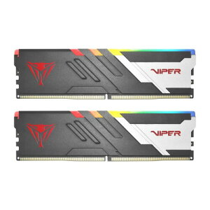 Patriot Viper Venom RGB DDR5 64GB (2 x 32GB) 5200MHz UDIMM Desktop Gaming Memory KIT - PVVR564G520C40K
