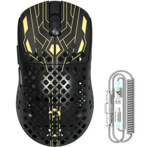ATTACK SHARK x MAMBASNAKE M2 �Q�[�~���O�}�E�X �J�[�{���t�@�C�o�[ BK52820 �`�b�v PAW3395PRO �Z���T�[ 40000DPI ���y�� 41g �L��/���C�����XBluetooth/2.4GHz 50G�����x 650IPS AI�N���E�h�h���C�o�[ RGB���C�g F