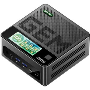 AOOSTAR GEM12+ Pro~jPC Ryzen 7 Pro 8845HS 32GB DDR5 1TB PCIe 4.0 SSD, Mini PC 2USB4 /2SSDC^[tFCX /22.5G LAN /4USB /4ʓo WiFi6 Bluetooth5.2(TuXN[t). (GEM12+ Pro 8845HS 32