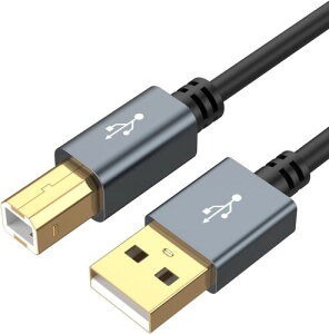 USBv^[P[u, CableCreation USB 2.0 A (IX) to Type B (IX) XLi[P[u HPACannonABrotherAEpsonADellAXeroxASamsungȂǑΉ A~VF ubN 1.5m