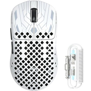 ATTACK SHARK x MAMBASNAKE M2 �Q�[�~���O�}�E�X �J�[�{���t�@�C�o�[ BK52820 �`�b�v PAW3395PRO �Z���T�[ 40000DPI ���y�� 41g �L��/���C�����XBluetooth/2.4GHz 50G�����x 650IPS AI�N���E�h�h���C�o�[ RGB���C�g F