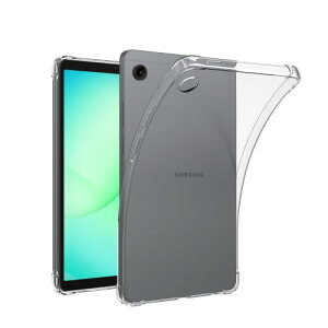 For Samsung Galaxy Tab A11+(plus) �P�[�X �M�����N�V�[�^�u A11+(plus) 11�C���` �\�t�g�P�[�X �ی�J�o�[ �N���X�^�� �_�炩����G ���� �Ռ� �z�� �C�菝�h�~ TPU�f�� ���^�y�� ���ϖh�~ (�N���A)