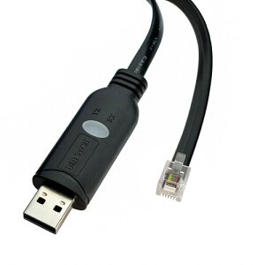DSD TECH SH-RJ12B USB RJ12 RJ11 6P4C RS232 �V���A�� �P�[�u��(�u���b�N)