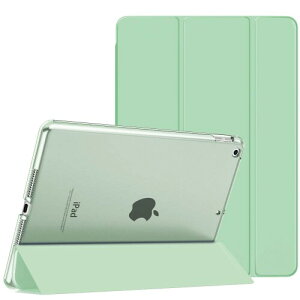 MoKo iPad ��9���� 2021/ 8���� 2020/ 7���� 2019�p �X�����X�^���h �n�[�h�o�b�N�V�F�� �X�}�[�g�J�o�[�P�[�X iPad 10.2�C���`�p �����E�F�C�N/�X���[�v���� �O���[��