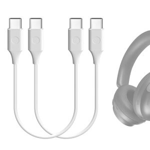 Geekria [dP[u ݊ Type-C [dR[h USB-C to USB-C {[Y Bose Ultra Open Earbuds, QC Ultra, QCSE, QC45, Earbuds II ɑΉ (/30cm 2pbN)