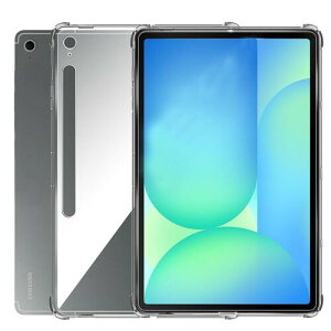 For Galaxy Tab S10 FE �P�[�X Galaxy Tab S10 FE 10.9(2025) / S9 FE 10.9 2023 / S9 11 2023 �\�t�g�P�[�X �ی�J�o�[ �N���X�^�� �_�炩����G ���� �Ռ� �z�� �C�菝�h�~ TPU�f�� ���^�y�� ���ϖh�~ (�N���A)