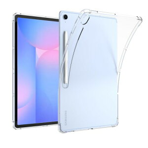 For Galaxy Tab S10 FE+ �P�[�X Galaxy Tab S10 FE Plus 13.1�C���` �\�t�g�P�[�X �ی�J�o�[ �N���X�^�� �_�炩����G ���� �Ռ� �z�� �C�菝�h�~ TPU�f�� ���^�y�� ���ϖh�~ (�N���A)