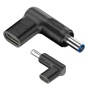 fine-R USB-C  DC 4.5×3.0mm o m[gp\Rp ϊA_v^[ PD[dΉ [dvO 20V 5A HPp ^CvC dϊ USB-CA_v^iPLیij (09-4530HP)