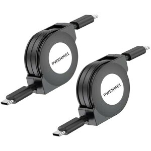 PWENMEI Type C to Type C P[u  PDΉ^Cvc P[u }[d USB C to C P[u 莮 ϋv I-Phone15/15 pro/15plus/15pro max Huawei MacBook Pro XperiaAGalaxyType-c@Ή (ubN)