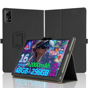 POPUX P12 ��p�P�[�X POPUX Android16 �^�u���b�g 12�C���`2026���o�� �ی�P�[�X �莝���o���h�t�� �����₷�� �X�^���h�@�\ ���p�x�Ή� �����^�� �ϏՌ� �����h�~ (�u���b�N)