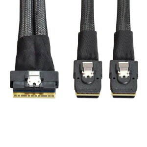 chenyang CY SFF-8654 8i 74s PCI-E Ultraport Slimline SAS Slim 4.0 - Dual SFF-8087 Mini SAS P[u PCI-Express