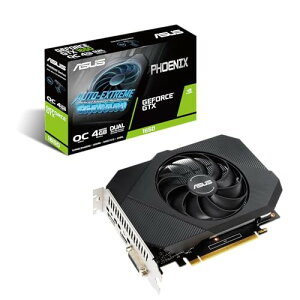 ASUS Phoenix GeForce GTX 1650 OC Edition 4GB GDDR6 Gaming iTX Graphics Card for great performance on a budget (PH-GTX1650-O4GD6)