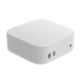 Yottamaster シリコンケース For Mac Mini M4 Pro/Mac Mini M4 防水 防塵 耐衝撃 保護カバー 効果的な放熱 全面保護 軽量 滑り止め 傷防止 保護ケース (白）