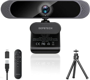 DEPSTECH DW49 PRO WEBJ 4K Ultra HD掿 I[gtH[JX Rt EFuJ mCYጸ}CN ␳ x/ʓx߉\ 3{Y[ USBڑ PCJ rfI`bg rf