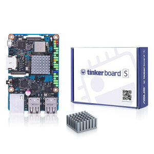 ASUS Tinker Board S �N�A�b�h�R�A 1.8GHz SoC 2GB RAM 16GB eMMC �X�g���[�W GB LAN Wi-Fi & GPIO �ڑ� �}�U�[�{�[�h