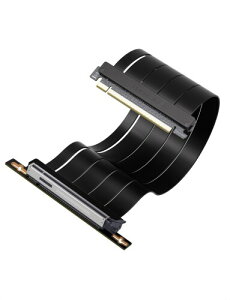 EZDIY-FAB PCIe 5.0 x16 ���C�U�[�P�[�u�� 30cm 90�x 128GB/s �������]�� RTX 50/40�V���[�Y�ERX 9000/7000�Ή� GPU�����}�E���g PCIe 4.0/3.0���ʌ݊� PCIe�����P�[�u�� ���C�g�A���O���R�l�N�^ - �u���b�N