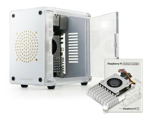 ElectroCookie Mini PC�P�[�X Raspberry Pi 5�p ? �T�C�h�h�A�A�N�Z�X �����A�N�e�B�u�N�[���[�t��