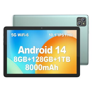 PUTTECH Android 14 ^ubg 10C`VoA^ubg 10C` wi-fifA8GB+128GB+1TB TFgA8RACPUA8000mAhA5G Wi-Fi 6A2+8MP fAJAGMSF؁AAndroid ^ubgType-C[dABlueto