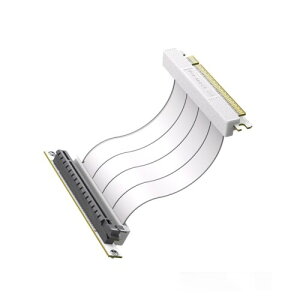 EZDIY-FAB PCIe 4.0 X16���C�U�[�P�[�u�� �����V�[���h����GPU�}�E���g�p PCI-E Gen4�Ή� �������C�U�[�J�[�h 90�x���p�R�l�N�^ �� - 11.5cm 90�x